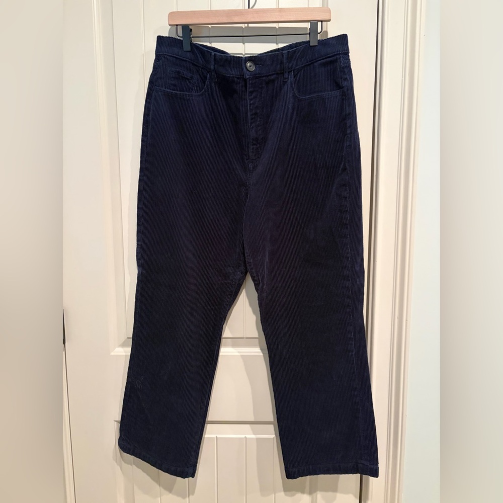LOFT Navy Corduroy Pants
